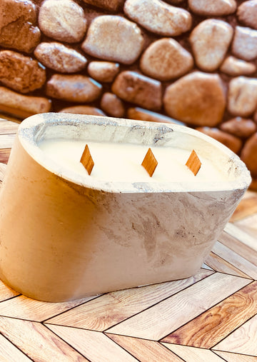 Concrete Candle